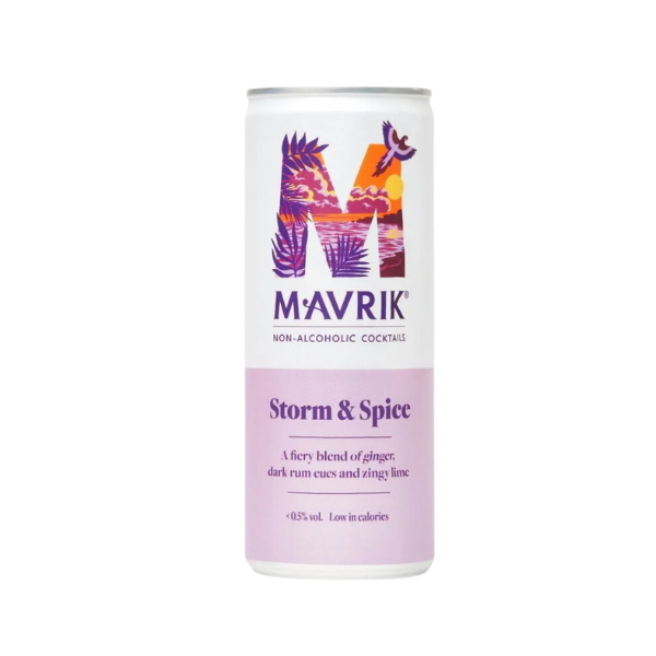 Mavrik Non Alcoholic Storm and Spice Rum Beverage - 250ml